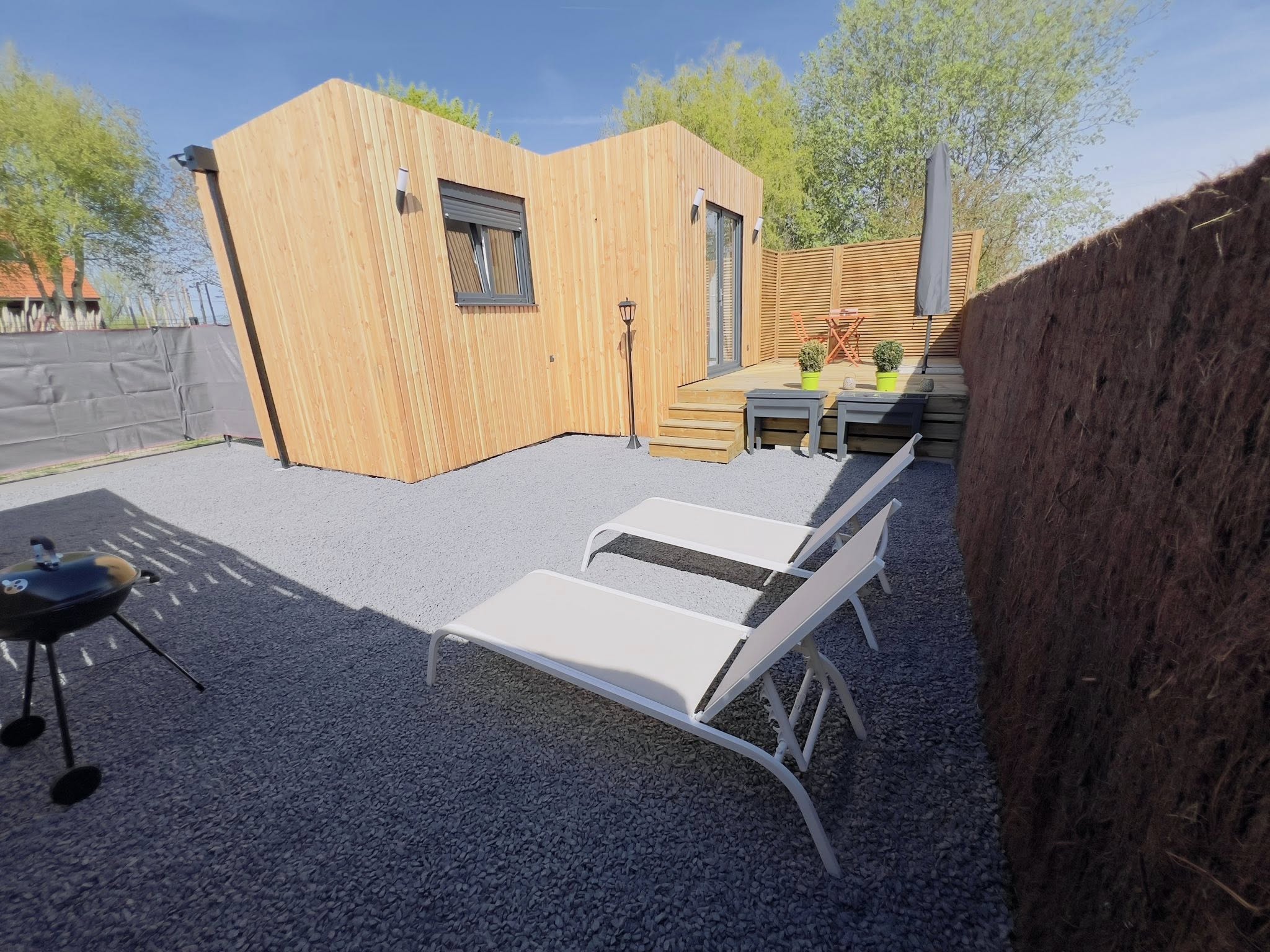 Terrasse et transats